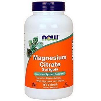 Now Foods Magnesium Citrate 133mg - 180 Softgels