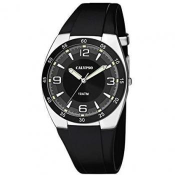 Reloj Calypso Street Style K5753/3 para Hombre con Correa de Caucho Negro y Caja Multicolor