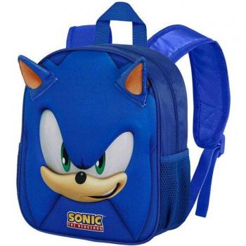 Mochila 3D Sonic The Hedgehog Karactermania 31cm azul