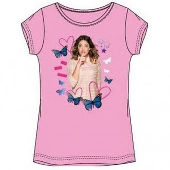 Disney Camiseta S Violetta, Rosa., 6 años