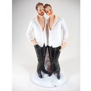 19 cm la homo Gay boda novia y novio decorativo GWU 14767