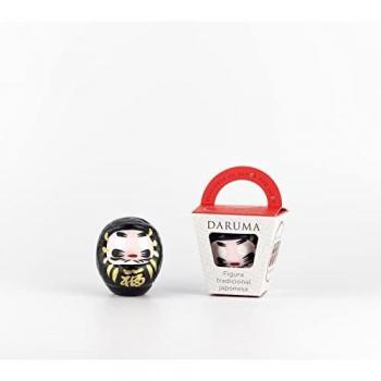 Japón no Yokan Daruma Mediano 6,5 cm Negro