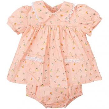 Conjunto de Jesusito estampado para bebé niña