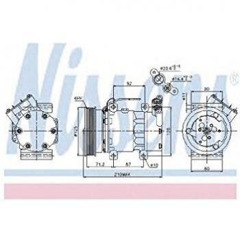 Nissens 89064 Sistemas de Aire Acondicionado