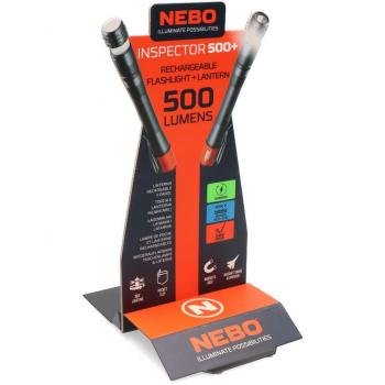 Expositor Linterna Inspector 500+ Nebo Recargable