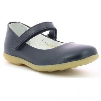 Kickers Ambellie Closed Toe Ballet Flats for Girls, Blue