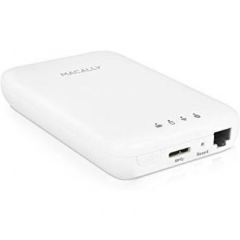 Macally WiFi HDD - Caja de disco duro de 2.5
