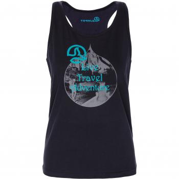 Ternua ® Abbie Camiseta, Mujer, Negro, XL