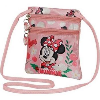 Karactermania Minnie Mouse Garden Bolso Action Vertical, Rosa