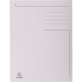 100 Subcarpetas 3 solapas Forever® impresas - Exacompta 449019E - 280 g/m2 Gris