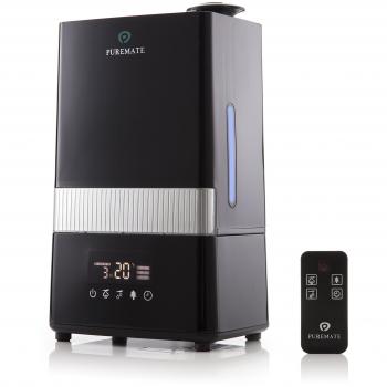 PureMate® PM 908 Humidificador Digital Ultrasónico de Vapor Frío e Ionizador Con Aroma - Capacidad de agua de 4.5 litros