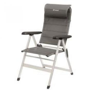 Outwell Milton Silla de Acampada, Gris, 63 x 70 x 110/124 cm