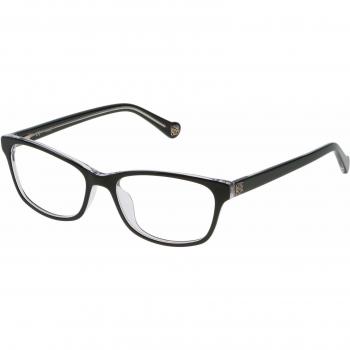 Loewe VLW905540Z32 Monturas de gafas, Black+Crystal, 55 Unisex