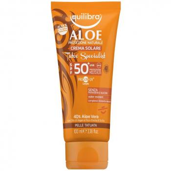Crema Solar Equilibra SPF 50 para Pieles Tatuadas - Protección Alta - 100 ml Unisex