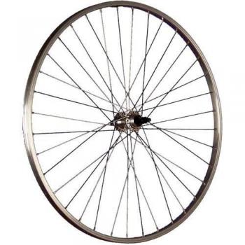 Rueda trasera de bicicleta 28 pulgadas para cassette 622-19 color plata