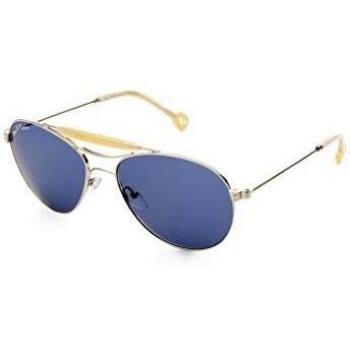 Hally & Son DH501S 03 Unisex Silver Sunglasses Size 56