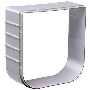 Ferplast Extensión para Puerta para Perros pequeños y Gatos, Gatera, Puerta basculante Swing 1 Extension, 15,5 x 5 x h 16 cm - Profundidad 5 cm, Blanco