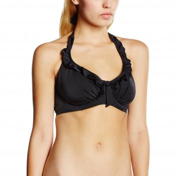 Pour Moi Splash - Parte de arriba de bikini Mujer, Negro