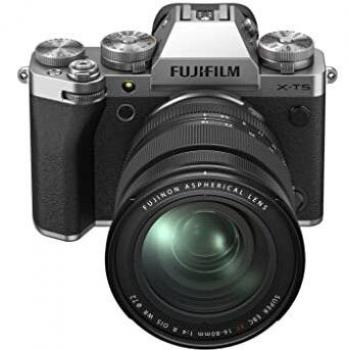 Fujifilm X-T5 Cámara Mirrorless Plata con Objetivo Fujinon XF 16-80mm f/4 R OIS WR