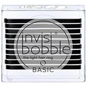invisibobble Basic The Light Hair Ring True Black 10 Pack