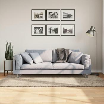 Alfombra larga Sleel pulida efecto beige 100x200cm