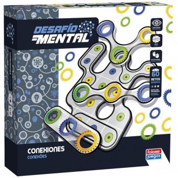 Juego Desafío Mental Conexiones - Juego de mesa para desarrollar habilidades cognitivas, incluye tarjetas con preguntas y desafíos, diseñado para 2 o más jugadores, recomendado para mayores de 8 años