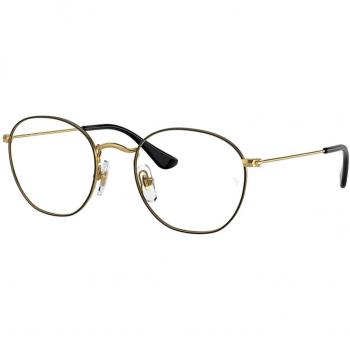 Ray-Ban Kids RY9572V Junior Rob Kids Asian Fit 4086 Kids' Eyeglasses Black Size 48 (Frame Only) - Blue Light Block Available