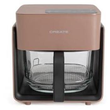 Freidora de Aire de Cristal 4.2L - 1300W con Pantalla Táctil