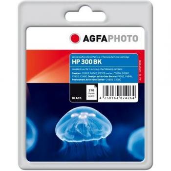 AgfaPhoto APHP300B - Cartucho de Tinta, 9 ml, Color Negro