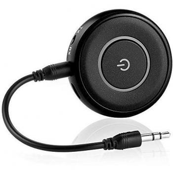 Willfull Bluetooth Receptor transmisor 2 en 1 - Transmisión Inalámbrica De Música De Audio Adaptador con 3,5 mm Salida Estéreo para Altavoces, Auriculares, coche, estéreo de casa, PC, TV, MP3, MP4, iPod, Bluetooth Kit de coche