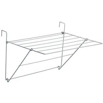 Sauvic Blanco TENDEDERO BALCÓN Simple, Acero con Recubrimiento plástico anticorrosivo de Color, 61x49x32 cm