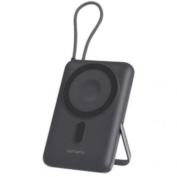 Powerbank Inalámbrico 4smarts Enterprise Pocket 10000mAh 22.5W Qi2 Gris