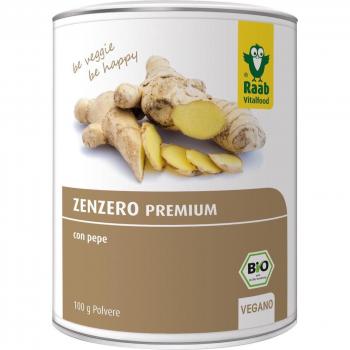 Polvo de jengibre premium BIO 100 g - Raab Vitalfood