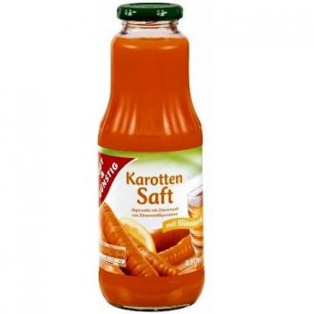 GUT & GÜNSTIG JUGO DE ZANAHORIA CON MIEL. PACK 6 X 500ML.