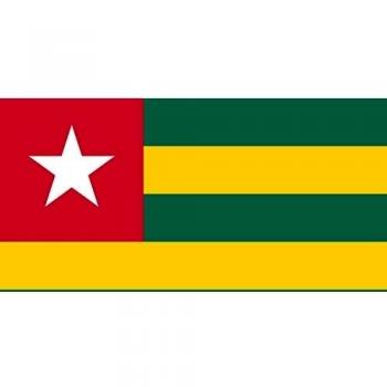 DIPLOMAT-FLAGS Togo Bandera | Bandera Paisaje | 0.06m² | 20x30cm Banderas de Coche