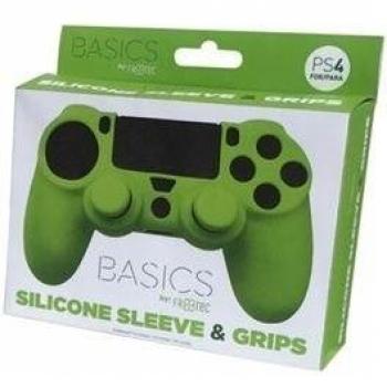 FR·TEC - Protector De Silicona + Grips - Color Verde PS4