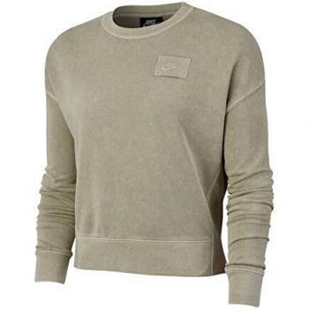 Nike W NSW Crew Ft Rebel Sudadera, Mujer, Jade Horizon, S