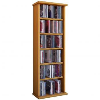 VCM Vostan-Torre para CD/DVD, para 150 CDs, sin Puerta de Cristal, Haya, Haya