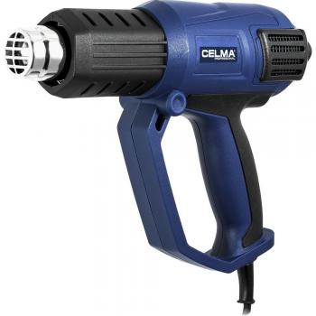 Celma Opalarka 2000W OP 2000P - Pistola de calor eléctrica, potencia de 2000 vatios, diseño ergonómico, múltiples ajustes de temperatura y caudal de aire, ideal para trabajos de soldadura