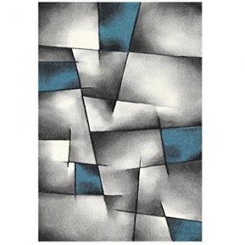 Chic Orange Alfombra Brillance/Modern Turquesa 80 x 150 cm