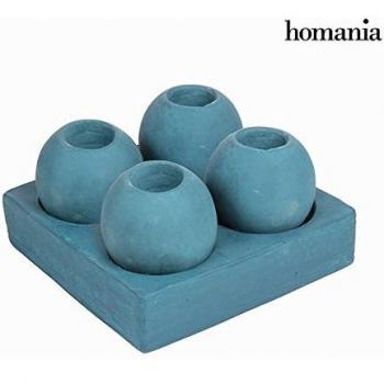 Candelabros con Soporte (5 pcs) Azul - Colección Enchanted Forest by Homania