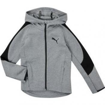 Puma EVOSTRIPE CORE FZ Hoodie for Boys - Grey Children's Sweatshirt