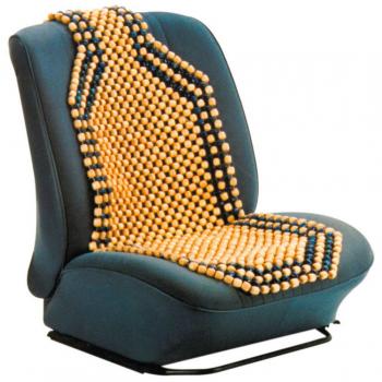 Carpoint 0323212 - Funda de bolas de madera para asiento, 126 x 39 cm