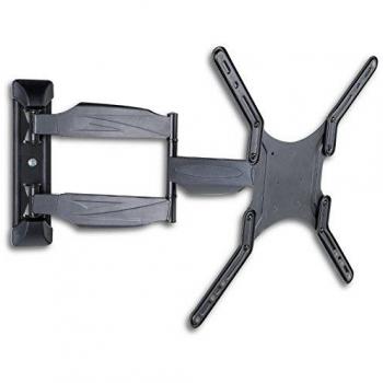 Soporte Mural Ultra Slim Full Motion para TV LED LCD 23-55'' Negro, Capacidad Máxima 30Kg