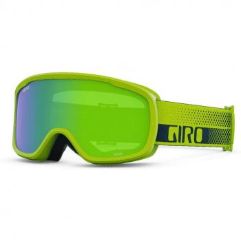 Máscara de esquí y snow Giro Roam verde fluor con lente espejada Loden Green/Yellow