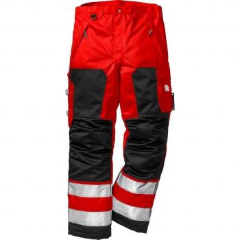 Fristad Kansas - Winter Trousers CL 2 2034 PP X/Large Hi-Vis Red/Black 100984-396 XL