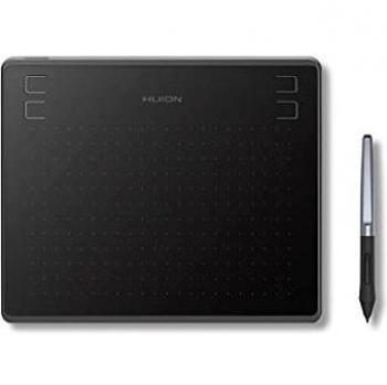 WERPOWER Huion HS64 Tablet Digitalizadora con Soporte para Android y Lápiz sin Batería de Sensibilidad a la Presión de 8192 Niveles