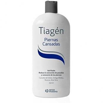 Tiagen Piernas Cansadas Gel fluido piernas cansadas con acción refrescante, 250 ml