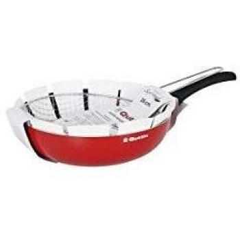 Sartén freidora 26cm con cesto infinito Quttin