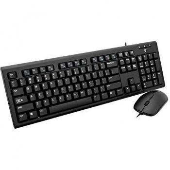 V7 CKU200US-E Keyboard and Mouse Combo USB/PS2 American Layout